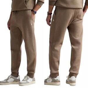 Polo Ralph Lauren Double-Knit Joggers – Brown Heather (S)